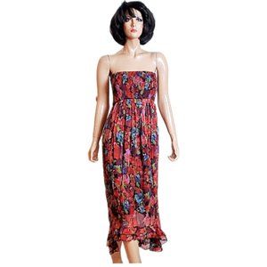 American Rag Red Floral Print Dress